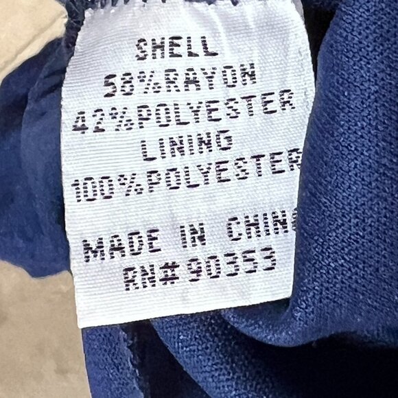 Blue White Maxi Dress Embroidered Cottagecore Scoop Neck Small - Picture 9 of 11